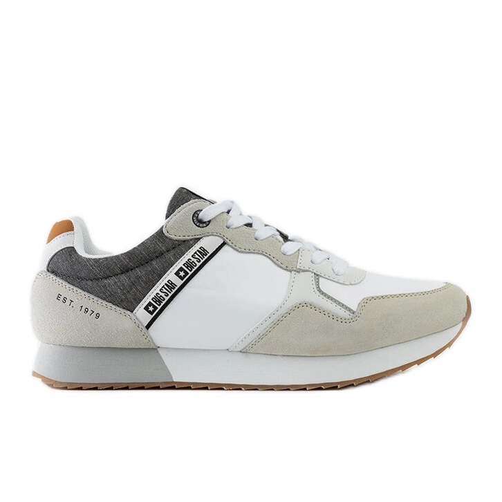 Baskets Big Star blanches JJ174144 Baskets Big Star blanches JJ174144