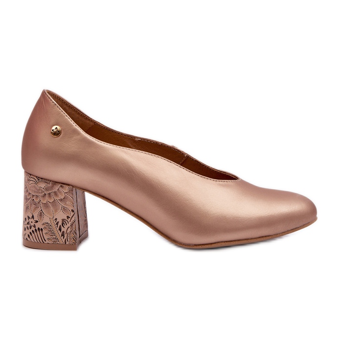 Escarpins Élégants en Cuir sur Talon Haut Maciejka 06422-25 Or d'or Escarpins Élégants en Cuir sur Talon Haut Maciejka 06422-25 Or d'or