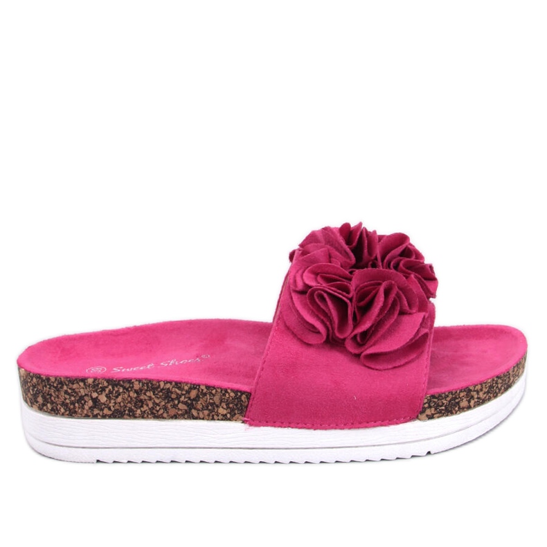 Chaussons Rizzo Fleur de Pêcher Fuchsia rose Chaussons Rizzo Fleur de Pêcher Fuchsia rose