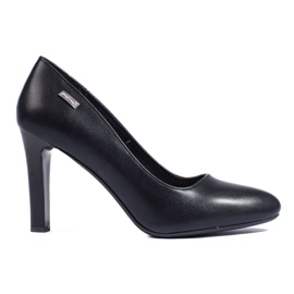 Escarpins noirs classiques à talons hauts de Sergio Leone le noir