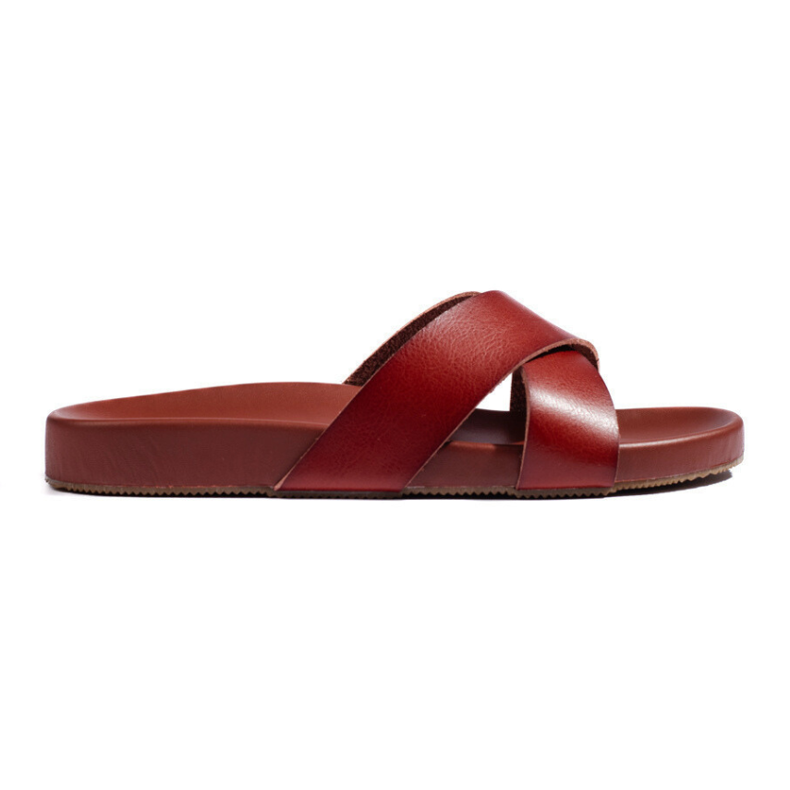 Tongs marron pour femmes de Sergio Leone brun