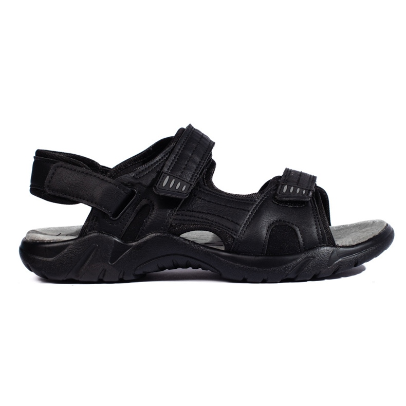 Sandales noires femme sport le noir