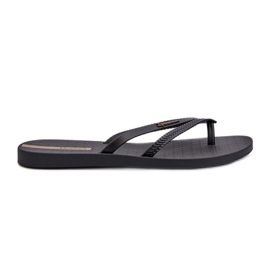 Tongs en caoutchouc pour femmes 82067 Ipanema Bossa Fem Noir le noir