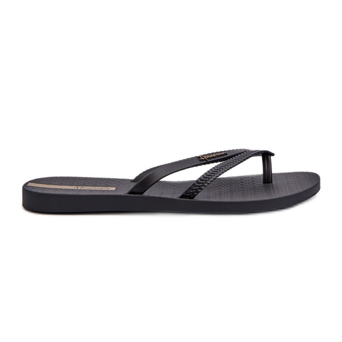 Tongs en caoutchouc pour femmes 82067 Ipanema Bossa Fem Noir le noir