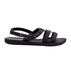 Sandales plates pour femmes 83516 Ipanema Style Sandal Fem Noir le noir