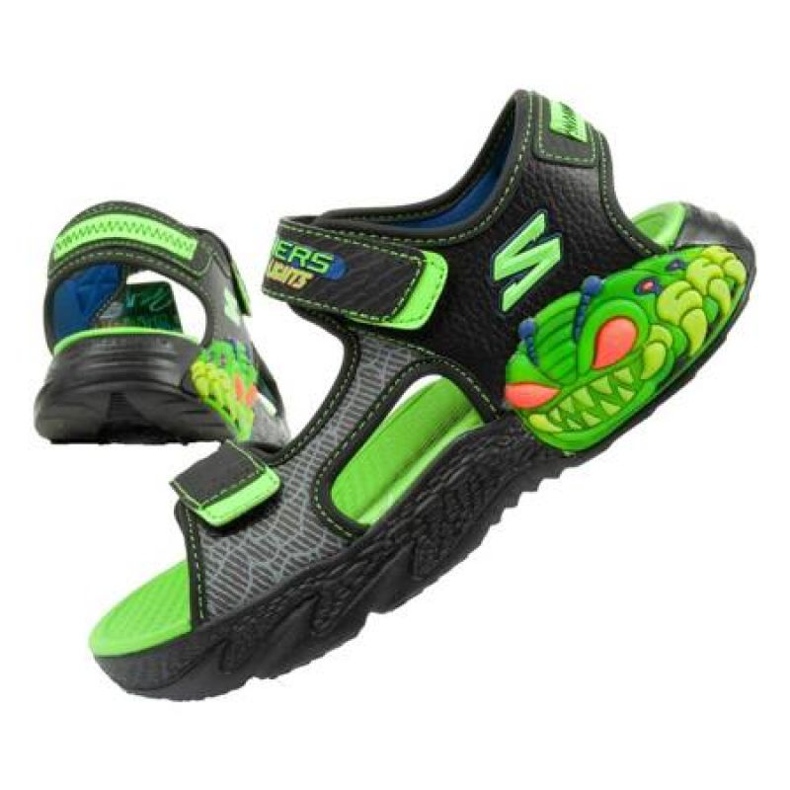 Skechers 400614L/BKLM sandales vert Skechers 400614L/BKLM sandales vert