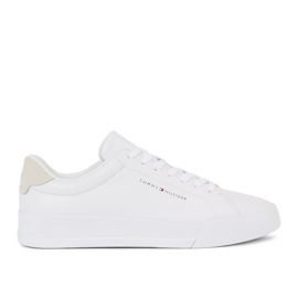 Chaussures Tommy Hilfiger Court Leather M FM0FM04971 Ybs blanc