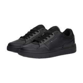 Chaussures Tommy Hilfiger Basket Core Leather Ess M FM0FM05040BDS noir