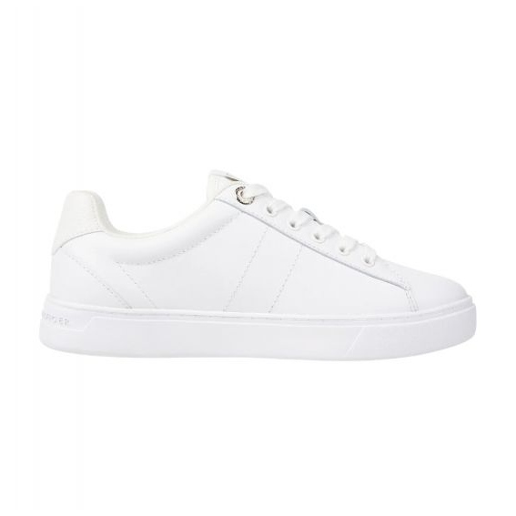 Tommy Hilfiger Essential Elevated Court Sneaker W FW0FW07685YBS blanche Tommy Hilfiger Essential Elevated Court Sneaker W FW0FW07685YBS blanche