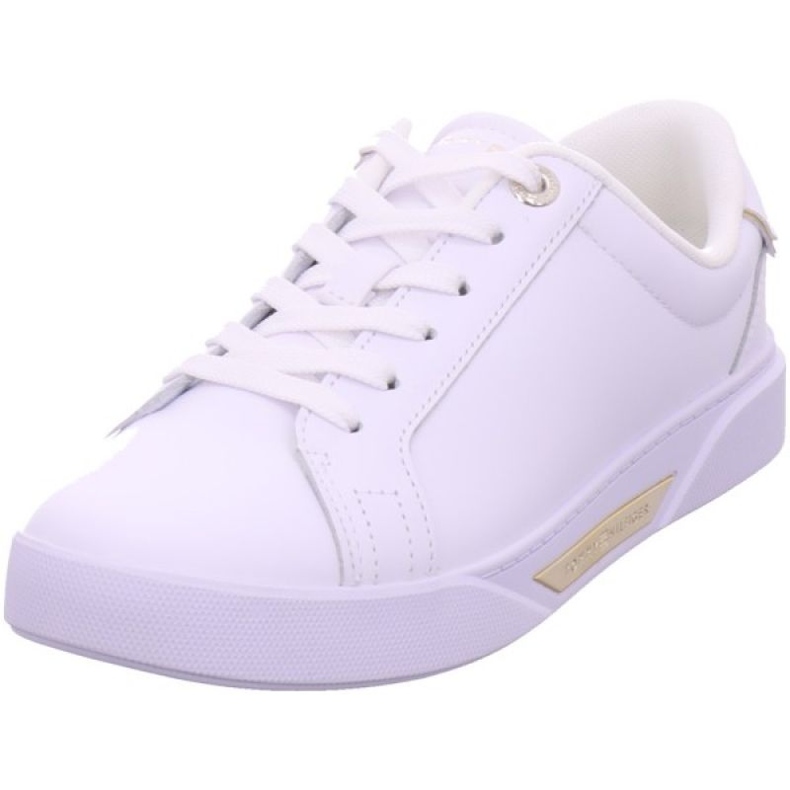 Tommy Hilfiger Chic Hw Court Sneaker W chaussures FW0FW07813YBS blanche