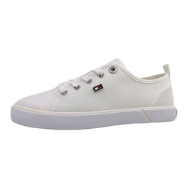 Baskets en toile Tommy Hilfiger Vulc W FW0FW08063YBS blanc