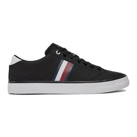 Chaussures Tommy Hilfiger Hi Vulc Low Stripes Mesh M FM0FM04946BDS noir