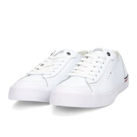 Chaussures Tommy Hilfiger Corporate Vulc Leather M FM0FM04953YBS blanc