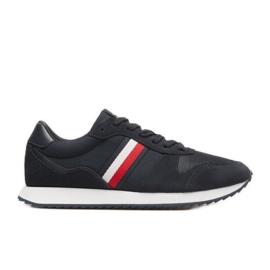 Chaussures Tommy Hilfiger Lo Runner Mix M FM0FM04958BDS noir