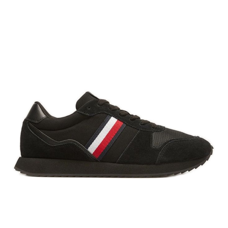 Chaussures Tommy Hilfiger Lo Runner Mix M FM0FM04958DW5 le noir