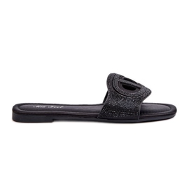 Tongs à talon plat pour femme Dimrose noir le noir