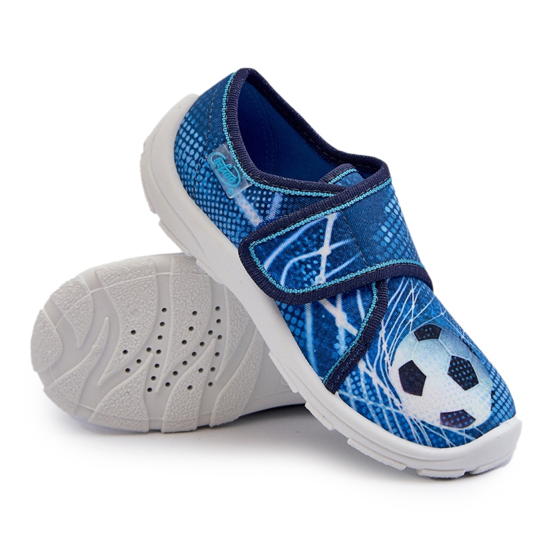Befado Chaussons fermeture scratch Enfant 974X312 Bleu