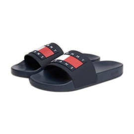 Tongs Tommy Hilfiger Pool Slide Ess EM0EM01191C1G le noir
