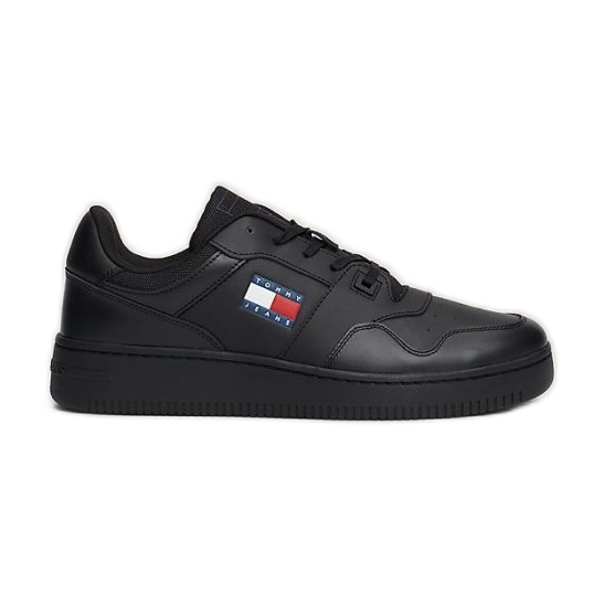 Chaussures Tommy Hilfiger Retro Basket Ess EM0EM01395BDS le noir