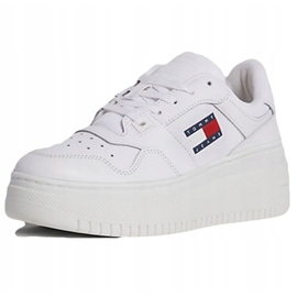 Tommy Hilfiger Retro Basket Flatform Ess Chaussures EN0EN02506YBS blanche