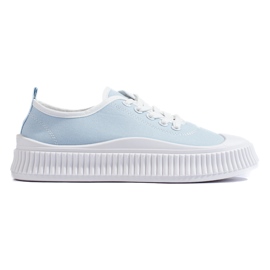 Baskets femme bleues