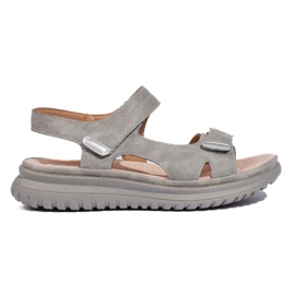 Sandales grises confortables pour femmes