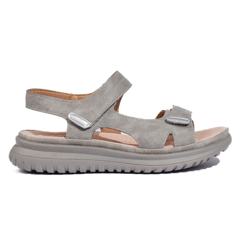 Sandales grises confortables pour femmes
