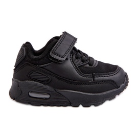Baskets Velcro Enfant Noir Krissandra