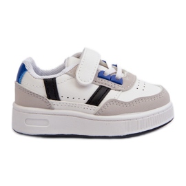 Chaussures de sport classiques pour enfants Marlin blanc et bleu