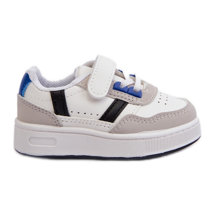 Chaussures de sport classiques pour enfants Marlin blanc et bleu blanche