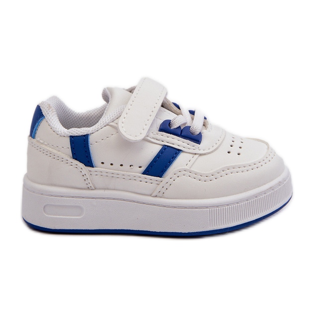Chaussures de sport classiques pour enfants Marlin blanc et bleu blanche Chaussures de sport classiques pour enfants Marlin blanc et bleu blanche