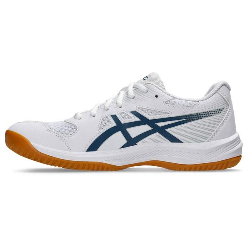 Asics Upcourt 6 M 1071A104 100 chaussures de volley-ball blanche Asics Upcourt 6 M 1071A104 100 chaussures de volley-ball blanche