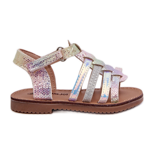 Sandales spartiates pour enfants à fermeture velcro, multicolore Radovia
