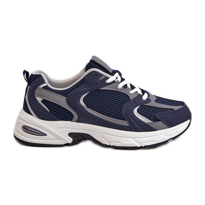 Baskets Femme Chaussures De Sport Bleu Marine Kildia