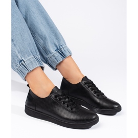 Seastar Chaussures à lacets noires pour femme