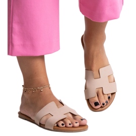 Tongs classiques Juma beiges