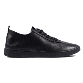 Seastar Baskets femme ajourées noires le noir