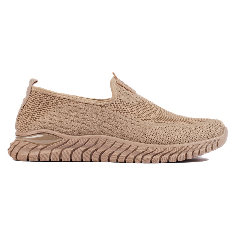 Baskets femme en textile marron brun