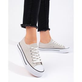 Baskets classiques grises pour femme