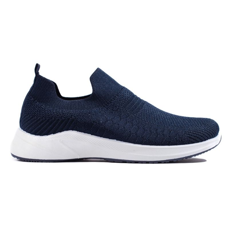 Chaussures de sport en textile bleu marine Chaussures de sport en textile bleu marine