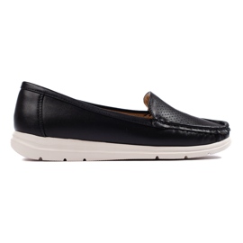 Mocassins noirs pour femme le noir