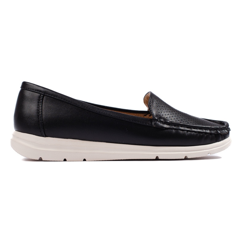 Mocassins noirs pour femme le noir