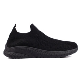 Chaussures de sport slip-on femme noires