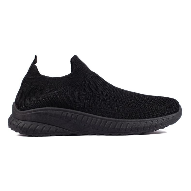 Chaussures de sport slip-on femme noires le noir
