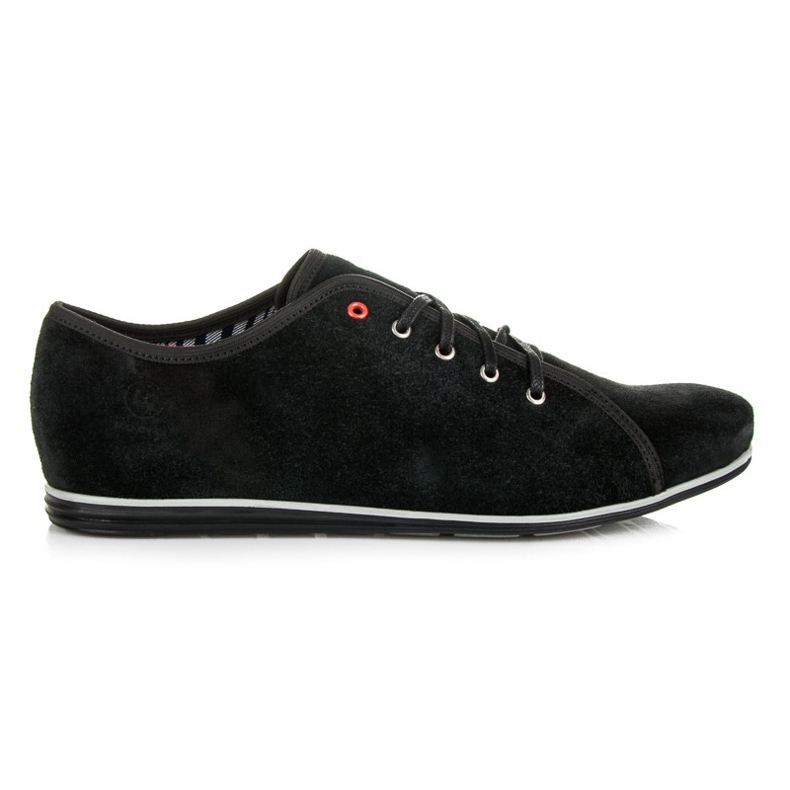 Chaussures de sport en cuir MCKEYLOR le noir