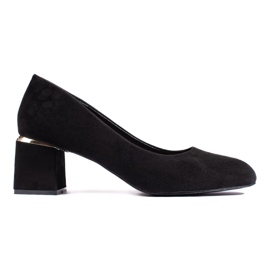 Talons hauts en daim noir le noir