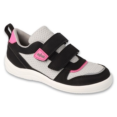 Befado chaussures de sport noir/gris avec velcro 452Q002 le noir