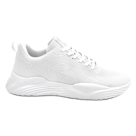 Sneakers sportifs pour hommes mousse Big Star LL174247 blanc blanche