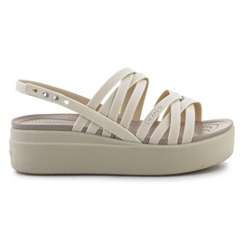 Crocs Brooklyn sandales basses à lanières 206751-2Y2 beige