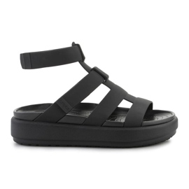 Crocs Brooklyn luxe Sandales gladiateur 209557-060 le noir Crocs Brooklyn luxe Sandales gladiateur 209557-060 le noir